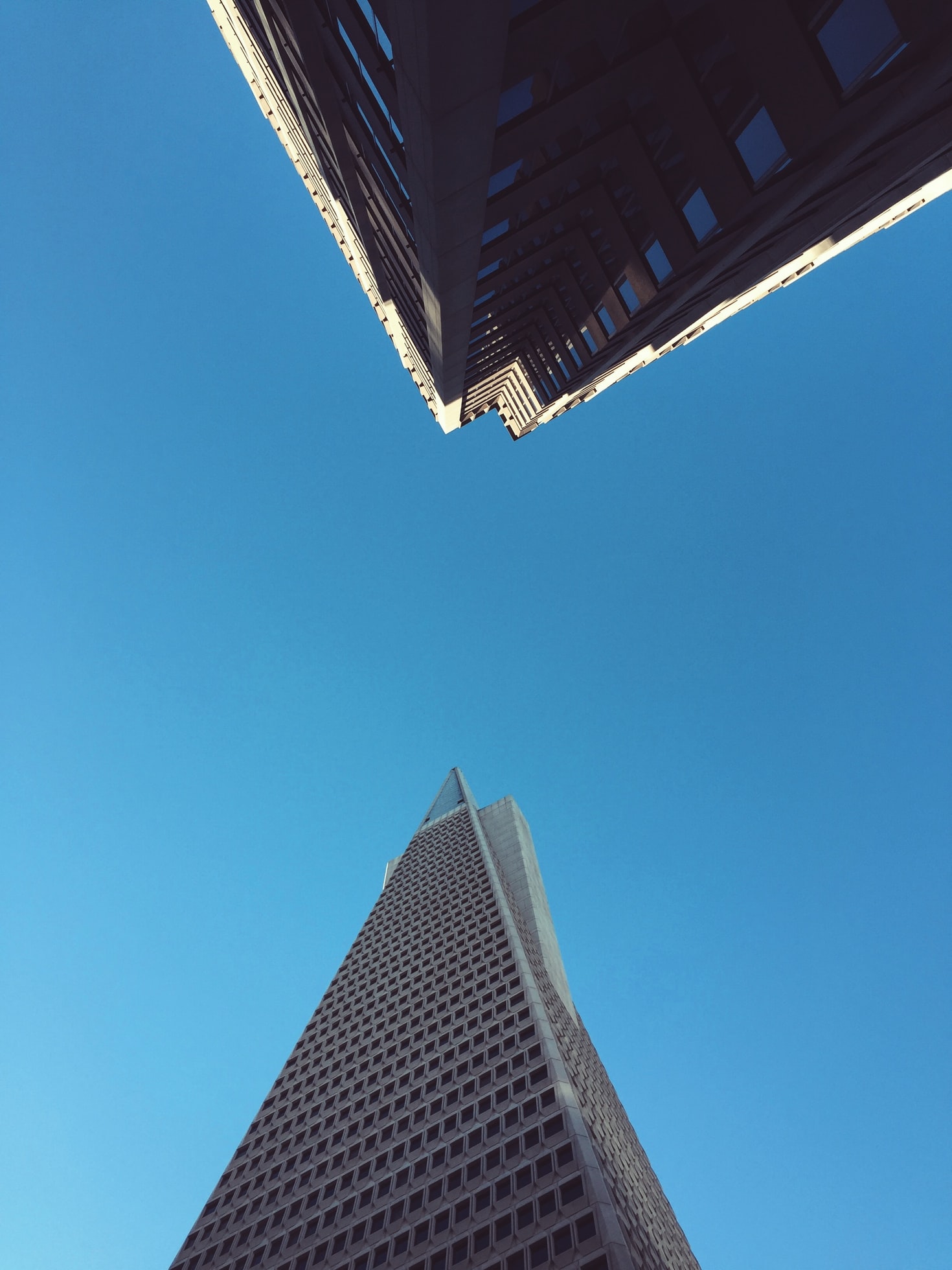 Picture of two skyscraper buildings